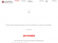 pfeiffer-verpackung.de Webseite Vorschau