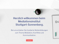 mediation-stuttgart.org Webseite Vorschau