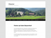 pfisterhof.de Webseite Vorschau