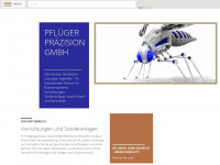 pflueger-praezision.de Webseite Vorschau
