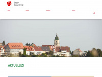 rosenfeld.de Webseite Vorschau