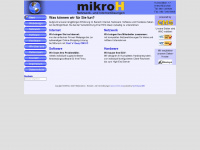 mikroh.de Webseite Vorschau