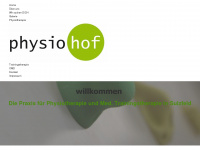 physiohof.de Webseite Vorschau