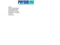 physioline.com Webseite Vorschau