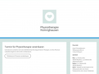 physiotherapie-homrighausen.de Webseite Vorschau