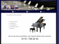 piano-guttenberger.de Webseite Vorschau