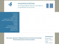 piano-hoetzel.de Webseite Vorschau