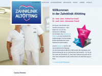 zahnklinik-altoetting.de Webseite Vorschau