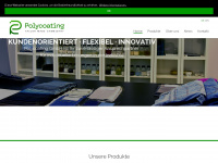 polycoating.de Webseite Vorschau
