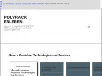 polyrack.com Webseite Vorschau