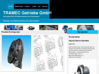 tramec-getriebe.de Webseite Vorschau