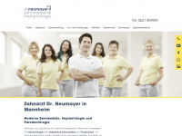 praxis-dr-neumayer.de Webseite Vorschau