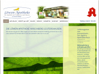 loewen-apotheke-hirschberg.de Webseite Vorschau