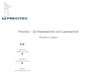precitec.com Webseite Vorschau