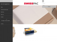 swisspac.ch Webseite Vorschau