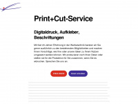 print-cut-service.de Webseite Vorschau