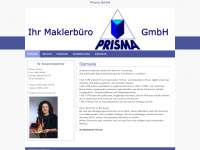 prisma-immobilien.de Webseite Vorschau