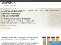 sportopaedie.de Webseite Vorschau