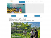 pro-haiti.de Webseite Vorschau