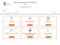 pro-hemsbach.de Webseite Vorschau