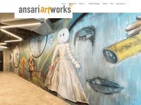 ansari-artworks.de Webseite Vorschau