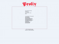 prolix-verlag.de Webseite Vorschau