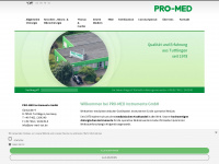 pro-med-tut.de Webseite Vorschau