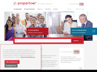 propartner.net Webseite Vorschau