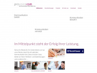 provoicecom.de Webseite Vorschau