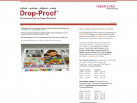 dropproof.de Webseite Vorschau