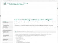 seminare-training.com Webseite Vorschau