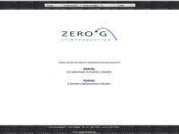 zero-g-film.de Webseite Vorschau