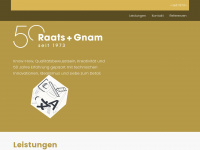 raats-gnam.de Webseite Vorschau