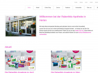 rabenfels-apotheke.de Webseite Vorschau