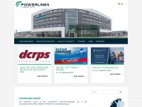 powerlines-group.com Webseite Vorschau
