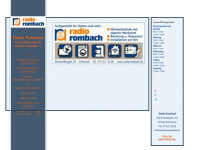 radiorombach.de Webseite Vorschau