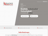 radke-dach.de Webseite Vorschau