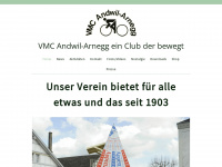 veloclub-andwil-arnegg.ch Webseite Vorschau