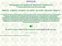 rsauto.de Webseite Vorschau