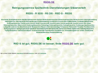 rsdg.de Webseite Vorschau