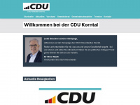 cdu-korntal.de Webseite Vorschau