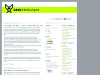 geektechnique.org Webseite Vorschau