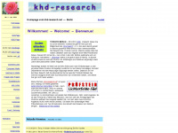 khd-research.net Webseite Vorschau