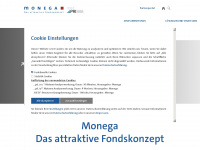monega.de Webseite Vorschau