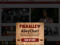 folkalley.com Webseite Vorschau