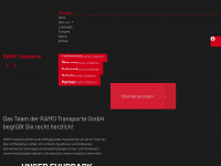 ramo-transporte.de Webseite Vorschau