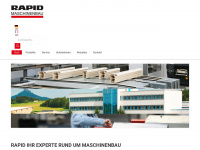 rapid-maschinenbau.de Webseite Vorschau