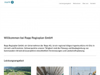 rapp-regioplan.de Webseite Vorschau