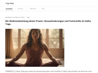 rastatt-yoga.de Webseite Vorschau