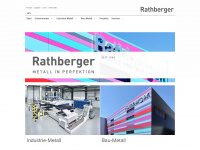 rathberger-blech.de Webseite Vorschau